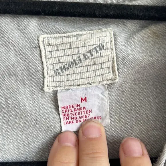 Vintage Rigolletto longline broadcloth oversized snap front duster jacket sz M - Picture 7 of 12